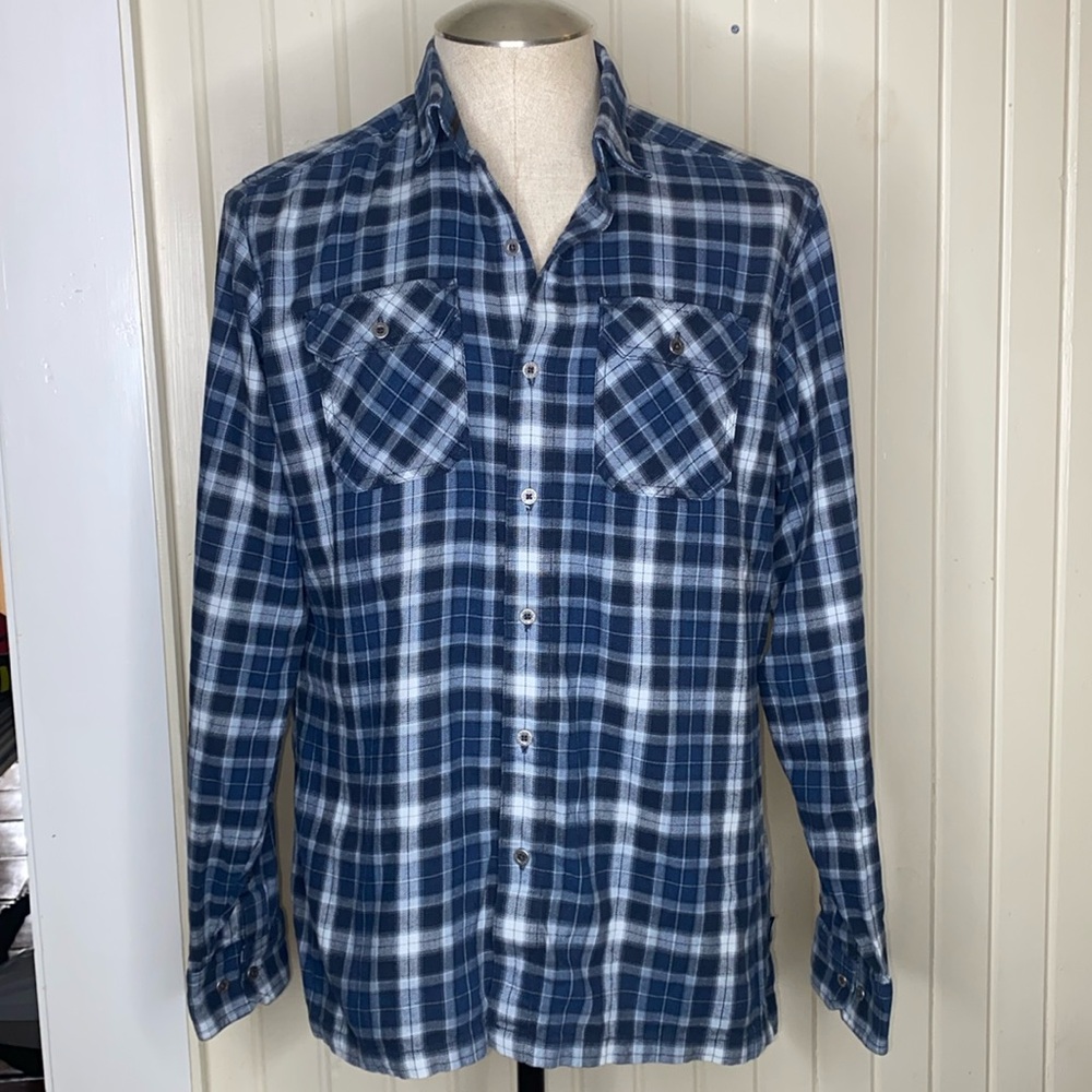 KUHL men’s plaid shirt medium